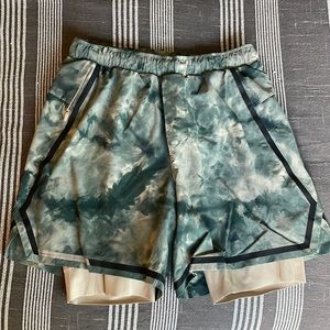 Men’s Lululemon surge shorts lined 6”